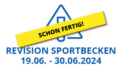 Revision im Sportbecken 19.06.-30.06.